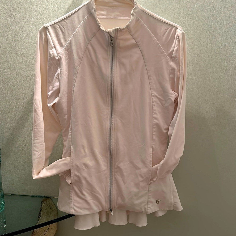 Soft Ella white tennis jacket